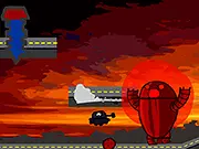 Screenshot of the Turbotank online shooting game on PlayArcadeHub