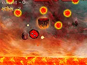 Play Lahar: The Magma Ball free online puzzle game – slinging a magma ball to collect fire essence