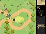 Condemned World TD gameplay screenshot with defense towers and gems, strategic tower defense free online game