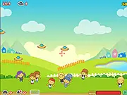 Play UFO Terminator free online shooting game – plane shooting down flying alien UFOs