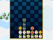 Screenshot of Santa's Helpers Flash puzzle game, featuring rotating blocks and Christmas theme, play free online