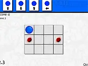 Grid Shift game screenshot showing a minimalist grid with a brightly colored dot in the center.