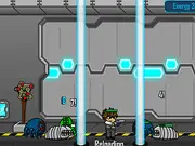 Night at the Laboratorium survival game free online, fighting monster hordes with guns and upgrades