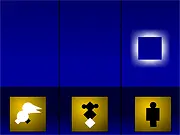 Starshift free online puzzle game screenshot showing a grid with stars or colored elements that need to be shifted into alignment.