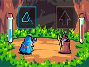 Play SPELLDOWN! free online magic dueling game. Draw magical glyphs with the mouse to beat your opponent on PlayArcadeHub.