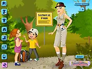 Ranger Regina dress up free online game with uniforms and park gear
