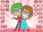 Sweet Heart Dressup free online game, style couple makeover, romantic fashion game on PlayArcadeHub