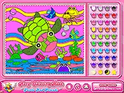 Turtle and Friends coloring book free online, kids coloring game, printable coloring sheet of animals