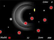Collect It 2 free online arcade game screenshot showing a small character collecting gold coins while avoiding large, moving spiked balls.