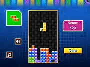 Play Tetro Mania free online classic falling brick game, colorful tetrominoes puzzle game, best free online arcade game