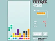 Tetriz: King of Blocks free online puzzle game screenshot, classic falling blocks game on PlayArcadeHub