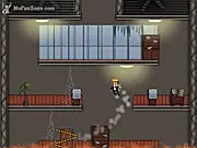 Play Fire Starter free online climbing game, run away from rising flames and survive the fire