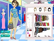 Fascinate Girl dressed up in a stylish outfit and accessories for a modeling shoot