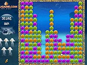 Play Sea Bubbles Flash free online, a match-3 puzzle game with underwater bubbles and jelly fish