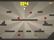 Play Moto X3M free online game, performing a backflip on a dirt bike over a fiery ramp.