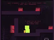Dreamer game screen showing a blockdude character pushing a box on a difficult physics platformer level