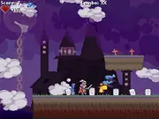 Screenshot of Sir Yorick of Midland free online game showing the pixel art knight character on a difficult retro platforming level