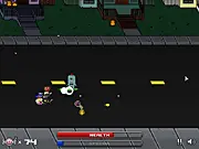 Play They Took Our Candy free online shooter game, shoot aliens and collect candy to buy upgrades