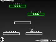 Play Neon Climber free online game, jumping on platforms with a vibrant neon aesthetic, arcade climbing challenge on PlayArcadeHub