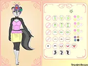 Play Anthro Skunk Maker free online dress up game - create cute and attractive skunk outfits
