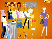Nina Fashion Dressup free online styling game model runway clothes