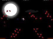 Dante's Inferno free online game screenshot showing a hero fighting demonic legions in a firey hell setting.