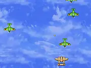 Air Marshall free online arcade game screenshot of a plane shooting enemies in the sky.