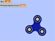 Fidget Spinner Online free game on PlayArcadeHub, spinning fidget toy simulator, upgrade custom spinners, high score challenge