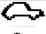 Play Casse Briques free online, a remake of Pong featuring bricks arranged in shapes with 2 difficulty settings