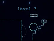 Play Blue Flash free online, a simplistic neon game where you grab rings and race through three modes