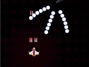 Little Bullets 2 free online space shooter, arcade game, top-down shmup, starship dodging enemy bullets, mouse controlled action game