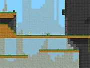 Play Interlude free platformer game online, run and jump adventure, swallow and spit enemies, collect coins in chests