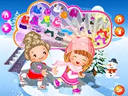 Baby Skiing Dressup game for kids play free online winter fashion