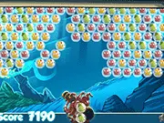 Aquatic Blobs bubble shooter match 3 puzzle game play free online