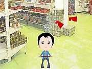 Picnic! game icon showing a basket full of colorful food items like sandwiches and drinks, available to play free online