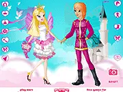 Fairy Tale Wedding dress up game for girls free online selecting gown and wings
