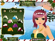 Christmas Hair & Makeup free online game, festive makeover and holiday clothes