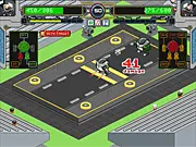 Mecha Arena online RPG builder game screenshot, custom mecha robot in a battle competition, free online strategy game on PlayArcadeHub