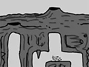 Screenshot from the Smart Stick Adventure 2 game showing a stick figure facing a dangerous, cartoon-style hazard or trap