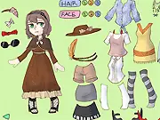 Dress Up Lyn free online fashion game, stylized character makeover and clothing selection on PlayArcadeHub