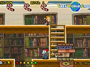 Santa's Secret Library free online game - Christmas platformer mouse adventure
