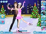 Figure Skate Girl Perfect Dress Up free online fashion game styling a figure skating couple