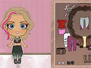 Idette Party Dress-up free online game, girl fashion and evening wear