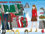 Play Nordic Winter Dressup free online fashion game, dress up girl in warm Scandinavian winter clothes
