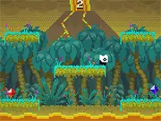 Trichromat free online color puzzle game, using color vision in a cursed jungle adventure, PlayArcadeHub