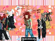 Axel Dress Up game, styling a cool outfit for an online fashion event