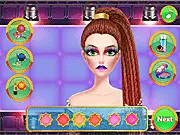 Play Pixie Makeup Style free online makeover game, apply makeup, dresses, and jewelry to a beautiful model