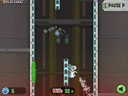 Play Lava Lab online free game. A scientist jumps over obstacles to escape a laboratory that is filling with rising lava.