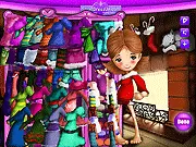 Christmas Cutie Dressup game screenshot - styling a girl with festive holiday clothes