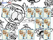 The Loud House Memory Match online game screenshot with Nickelodeon characters like Lincoln, Lori, and Leni